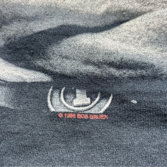 Vintage John Lennon Shirt Extra Large Crewneck Tee New York City 90s Bob Gruen - Picture 3 of 6